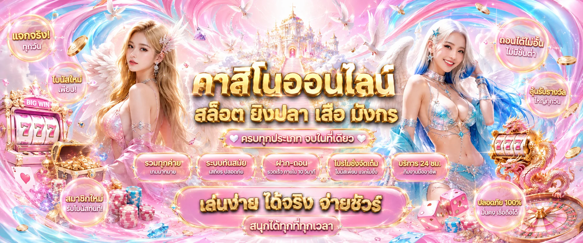 รวมเกมสล็อต PG SLOT แตกง่ายบน MCD999 ทั้ง Lucky Neko และ Mahjong Ways